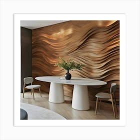 Wavy Wall 13 Art Print