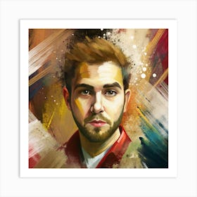 Portrait Of A Man 7 Art Print