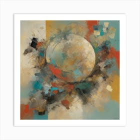 Abstract Sphere Art print paintings Art Print