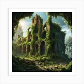 Lost to nature Art Print