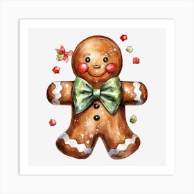 Gingerbread Man 5 Art Print