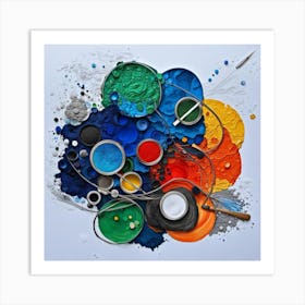 Colorful Paintings' Art Print