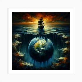 Earth In The Abyss Art Print