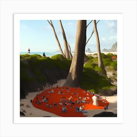 Beach Art Print