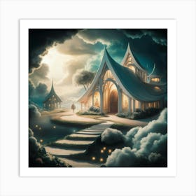 Fairytale House 2 Art Print