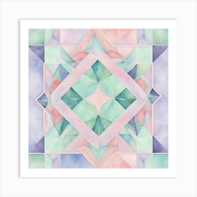 Abstract Watercolor Painting 11 Art Print