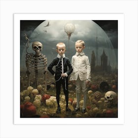 'The Skeletons' 1 Art Print