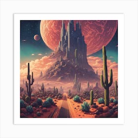 Cactus Desert 11 Art Print