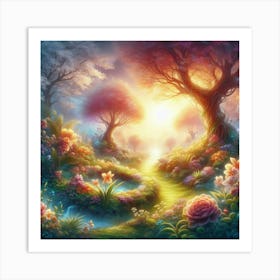 Fairy Garden 18 Art Print