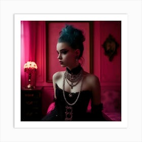 Gothic Beauty 13 Art Print