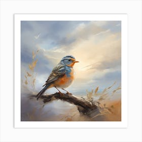 Stunning bird looking at freedom Art Print