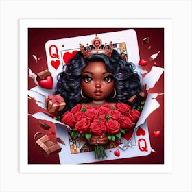 Queen Of Hearts Art Print