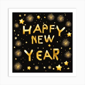 Happy New Year 126 Art Print