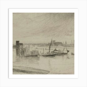 Thames River Art Print