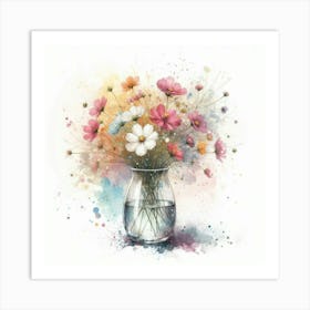 Flowers In A Vase Art Print