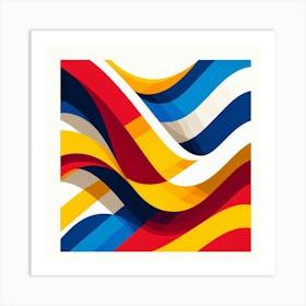 Wavy Lines Art Print