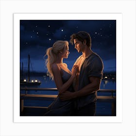 Like a Ship In The Night Art Print