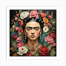 Frida Kahlo paintings Art Print