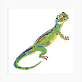 Gecko Lizard 06 Art Print