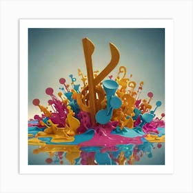 Music Notes Art Print