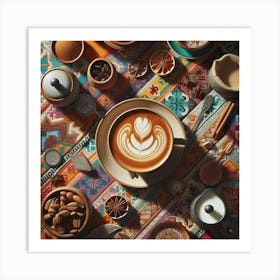 Coffee - Latte Art Art Print