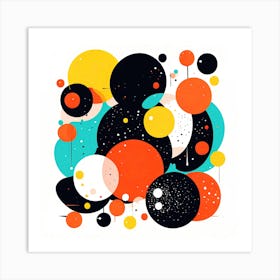 Abstract Circles 1 Art Print