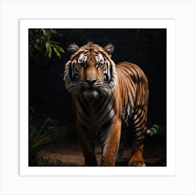 Tiger In The Forest Art Print