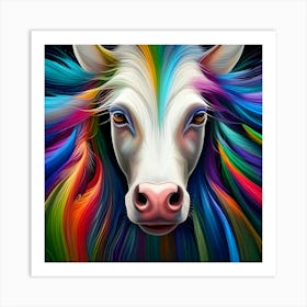 Rainbow Unicorn Art Print