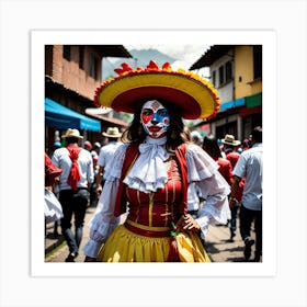 Mexican Woman 1 Art Print