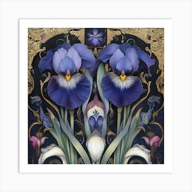 Irises 1 Art Print