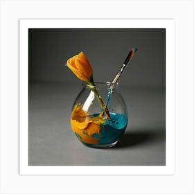 Flower In A Vase Art Print