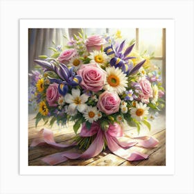 Bouquet Of Flowers 4 Art Print