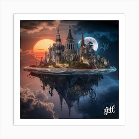 Castle In The Sky Art Print