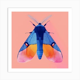 Moth Illustration 2 Art Print