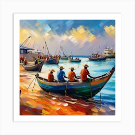 Fishing Boats 1 Art Print