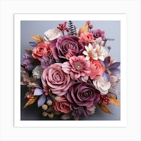 Bouquet Of Flowers 11 Art Print