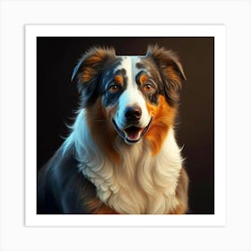 Australian Shepherd Art Print