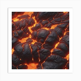 Lava Flow 27 Art Print