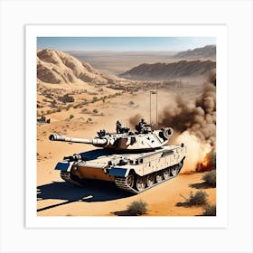 M60 Tank Art Print