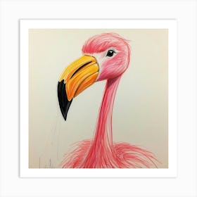 Flamingo 76 Art Print