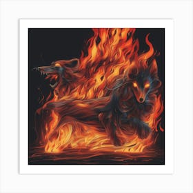 Fire Art Print