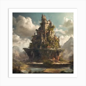 Fantasy Castle 38 Art Print