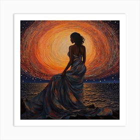 Sunset In The Sky Art Print