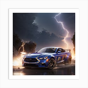 Lightning Storm Art Print