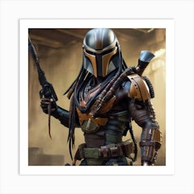 Mando/Predator 3 Art Print