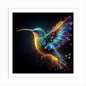 Humming bird  Art Print