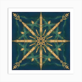 Verdant Symmetry Art Print