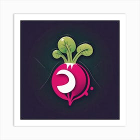 Beet Logo 8 Art Print