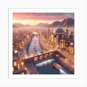 Islamic City 2 Art Print