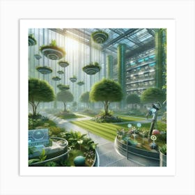 Futuristic City 18 Art Print